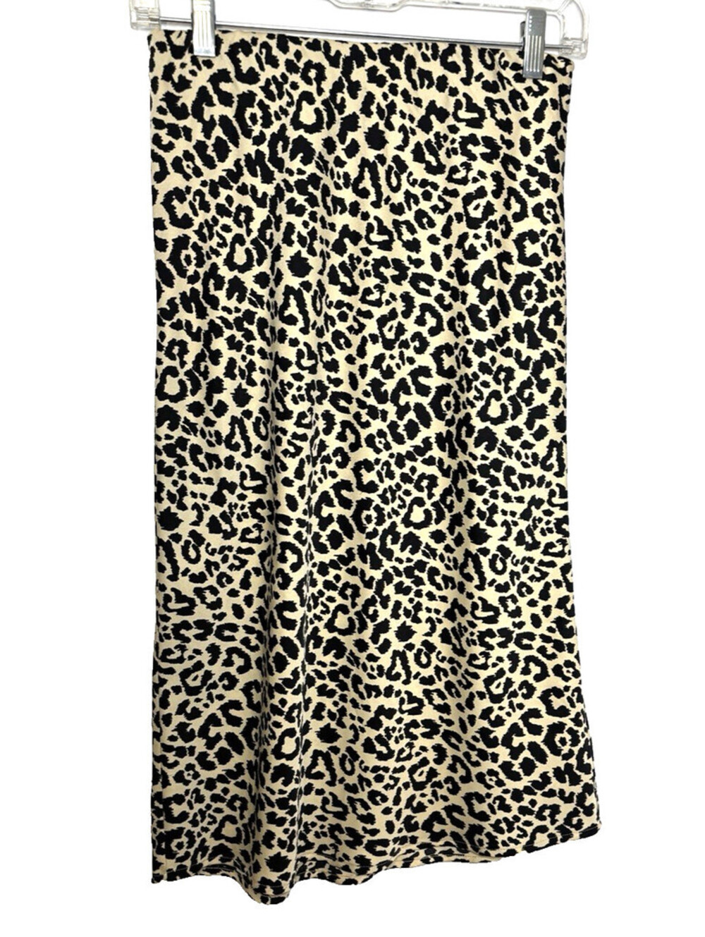 Hollister Midi Skirt Ultra High Rise Womens Juniors Cheetah Print Size Small